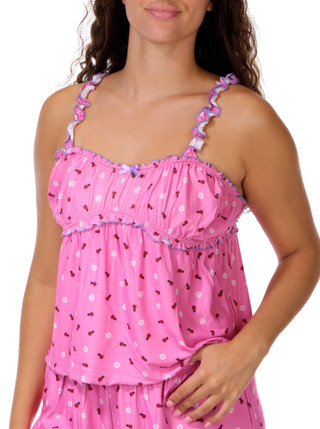 Thumbnail 3: Madden Girl Juniors 2 Pc Pajama Shorts Set  