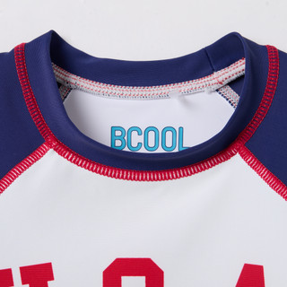 Thumbnail 4: BCOOL Little Boys 2 Pc Americana UPF50+ Swim Shorts & Tee  Set 