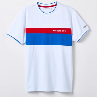 Thumbnail 1: Kenneth Cole Men's Americana Color Block Logo Tee 
