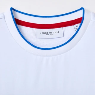 Thumbnail 4: Kenneth Cole Men's Americana Color Block Logo Tee 