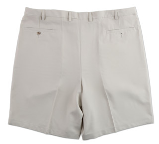 Thumbnail 2: Haggar Big Men's Cool 18 Pro Pleated Golf Shorts 