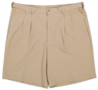 Thumbnail 1: Haggar Big Men's Cool 18 Pro Pleated Golf Shorts 