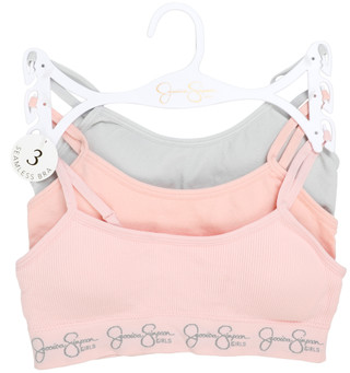 Thumbnail 1: Jessica Simpson Girls 3 Pk Seamless Bras 