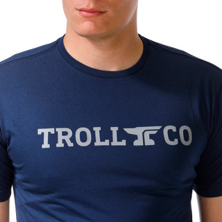 Thumbnail 2: Troll Co Men's Short Sleeve Logo Crew Neck Tee 