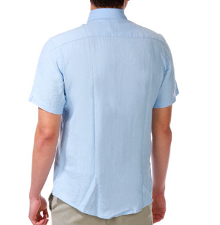 Thumbnail 3: TAILORBYRD Men's Short Sleeve Linen Button Down Shirt 