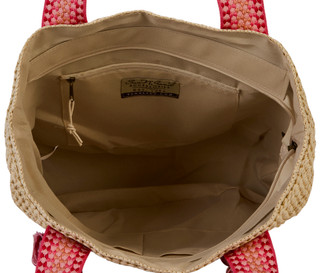 Thumbnail 3: Sun N' Sand Natural Straw Beach Tote Bag 