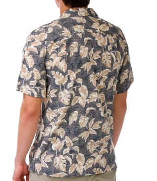 Thumbnail 2: CAMPIA Men's Short Sleeve Hawaiian Button Down Shirt 