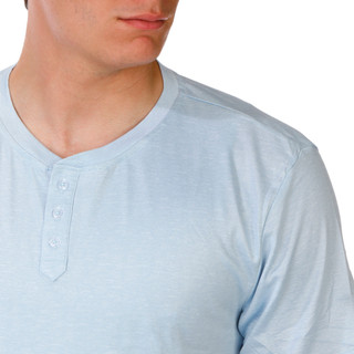 Thumbnail 2: FRYE Men's Short Sleeve Henley Shirt 