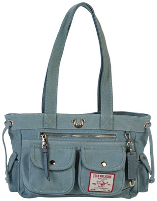 Thumbnail 1: True Religion Multi Pocket Denim Tote Bag 