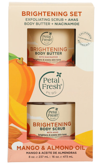 Thumbnail 1: PETAL FRESH Brightening Body Care Set 2 Piece Scrub & Butter 
