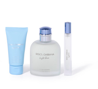 Thumbnail 2: Dolce & Gabbana Men's Light Blue Pour Homme 3 Piece Set 4.3 oz 