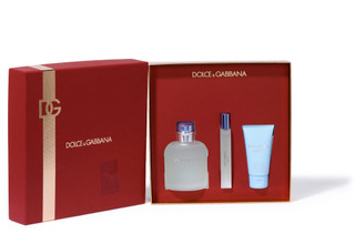 Thumbnail 1: Dolce & Gabbana Men's Light Blue Pour Homme 3 Piece Set 4.3 oz 