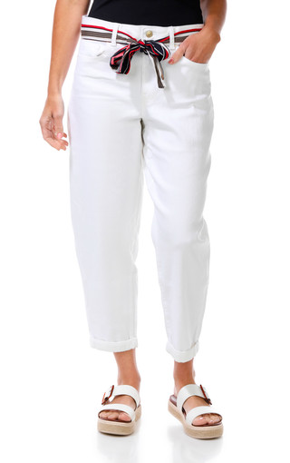 Thumbnail 1: Nautica Women's Belted Jeans 