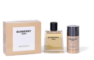 Thumbnail 1: Burberry Men's Hero Eau De Toilette 2 Piece Set 3.4 oz 