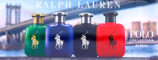 Thumbnail 3: Ralph Lauren Men's Mini Coffret Eau De Toilette 4 Piece Set 0.5 oz 