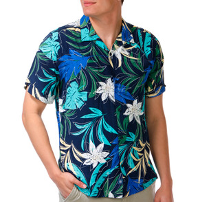 Thumbnail 1: Cubavera Men's Short Sleeve Woven Button Down Shirt 