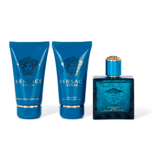 Thumbnail 2: Versace Men's Eros Eau De Toilette 3 Piece Set 1.7 oz 