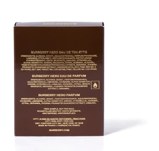 Thumbnail 3: Burberry Men's Hero Eau De Toilette 3 Piece Set 1.5 ml 