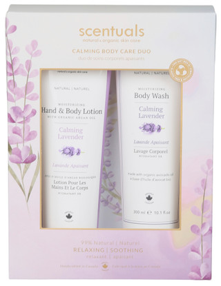 Thumbnail 1: SCENTUALS Calming Lavender Body Care Duo 2 Piece Set 