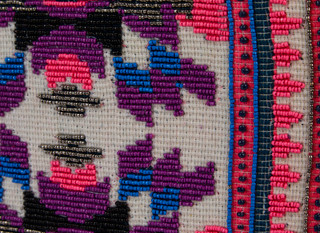 Thumbnail 3: America & Beyond Artisanal Beaded Tote Bag 