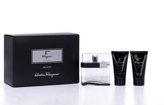Thumbnail 1: FERRAGAMO Men's 3 Pc Black Eau De Toilette Set 