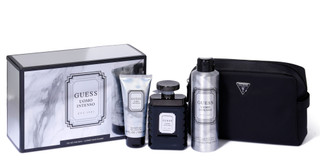 Thumbnail 1: Guess Men's Uomo Intenso Eau De Toilette 4 Piece Set 3.4 oz with Travel Bag 