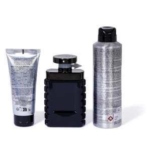 Thumbnail 3: Guess Men's Uomo Intenso Eau De Toilette 4 Piece Set 3.4 oz with Travel Bag 