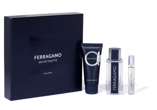 Thumbnail 1: FERRAGAMO Men's Eau De Toilette 3 Piece Set 3.4 oz 
