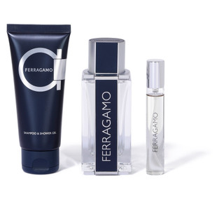Thumbnail 2: FERRAGAMO Men's Eau De Toilette 3 Piece Set 3.4 oz 