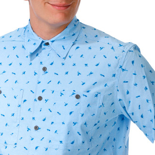 Thumbnail 3: Eddie Bauer Rainier 3.0 Short Sleeve Print Shirt 