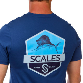 Thumbnail 3: SCALES Men's Short Sleeve Graphic Crew Neck Tee 