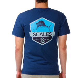 Thumbnail 1: SCALES Men's Short Sleeve Graphic Crew Neck Tee 