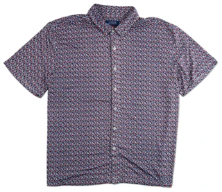 Thumbnail 1: North Hudson Americana Big Men's Americana Button Down Shirt 