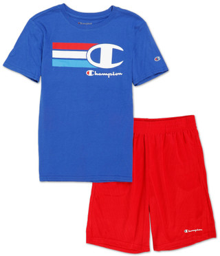 Thumbnail 1: Champion Boys Active 2 Pc Shorts Set 