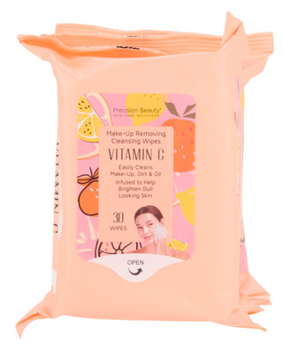 Thumbnail 2: Precision Beauty 4 Pk Vitamin C Make Up Cleansing Wipes 