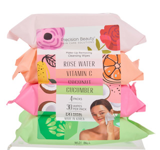 Thumbnail 1: Precision Beauty 4 Pk Make Up Cleansing Wipes 