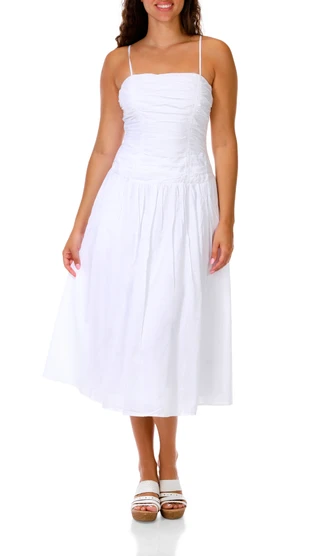 Thumbnail 1: Trixxi Juniors Sleeveless Ruched Dress  