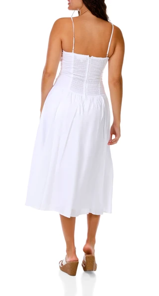 Thumbnail 2: Trixxi Juniors Sleeveless Ruched Dress  
