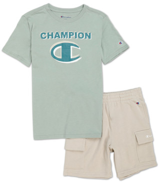 Thumbnail 1: Champion Boys 2 Pc Cargo Shorts Set 