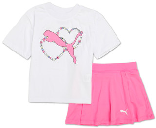 Thumbnail 1: Puma Little Girls Active 2 Pc Skort Set 