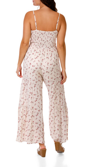 Thumbnail 2: As U Wish Juniors Floral Print Jumpsuit  