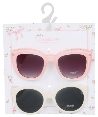 Thumbnail 1: Capelli New York Girls 2 Pk Fashion Sunglasses 