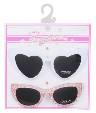 Thumbnail 1: Capelli New York Girls 2 Pk Fashion Sunglasses 