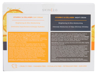 Thumbnail 2: Skin 2.0 2 Pc Vitamin C + Collagen Day & Night Cream 