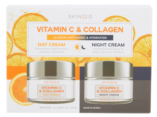 Thumbnail 1: Skin 2.0 2 Pc Vitamin C + Collagen Day & Night Cream 