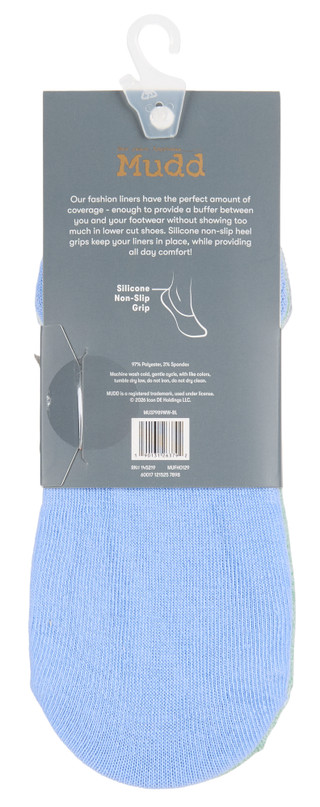 Thumbnail 2: Mudd Women's 6 Pk Sneaker Liners 