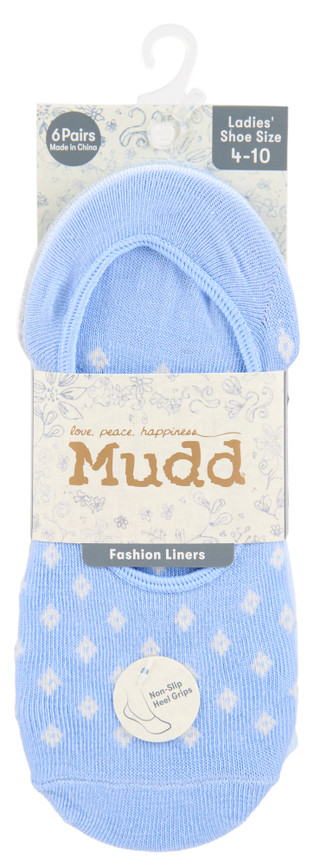 Thumbnail 1: Mudd Women's 6 Pk Sneaker Liners 