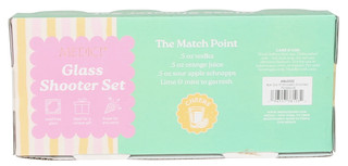 Thumbnail 2: MEDICI 4 Pk Embossed Pickle Ball Shot Glass Set 