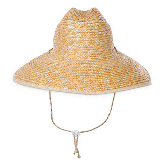 Thumbnail 3: Sun 'N' Sand Natural Wheat Straw Lifeguard Hat 