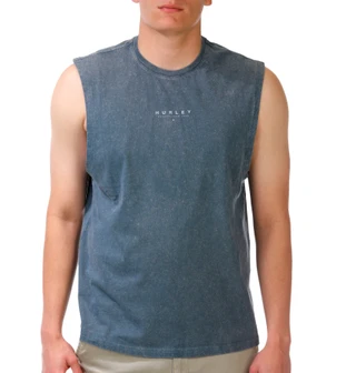 Thumbnail 1: Hurley Men's Sleeveless Crew Neck Muscle Tank 